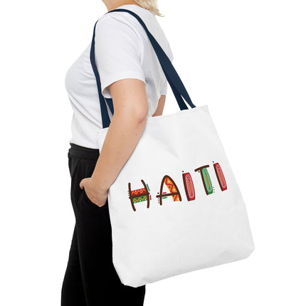 Haiti Art Limited Edition Heritage Tote Bag African Roots Design - CreoleSizzle