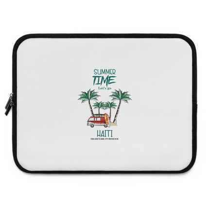 Summer Time Limited Edition Tropical Haiti Laptop Sleeve Creole Heritage Collection - CreoleSizzle