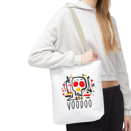 Voodoo Art Haitian Spiritual Symbols Tote Afro-Caribbean Vodou Design - CreoleSizzle