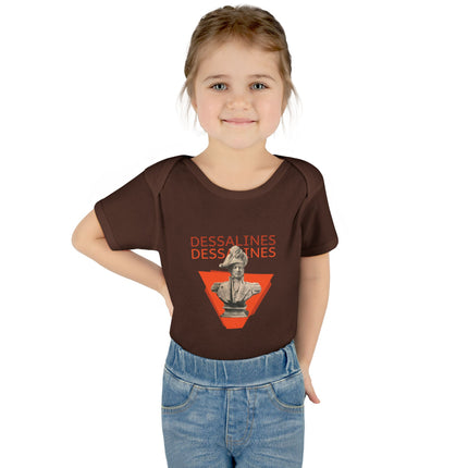 Infant Bodysuit Dessalines Statue Design Bold Heritage Apparel for Babies Cultural Pride Baby Clothes & Unique Gift