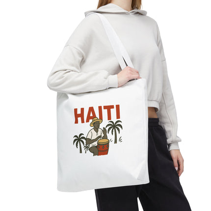 Haiti’s Heartbeat Limited Edition Heritage Tote Agricultural Roots Design - CreoleSizzle