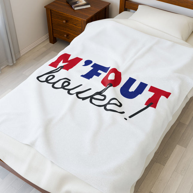 M’FOUT Bouke Haitian Humor Plush Blanket Limited Edition Creole Expression Series - CreoleSizzle