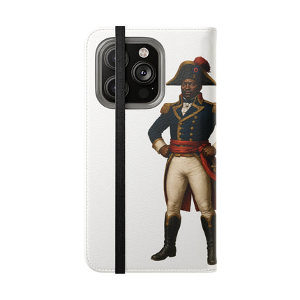 Legacy of Dessalines Limited Heritage Collector’s Tee Flip Case Stylish Phone Wallet Case Revolutionary Leadership Edition