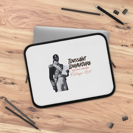 Toussaint Louverture Father of Strategy Haitian Revolution Icon Leadership Legacy Laptop Sleeve - CreoleSizzle