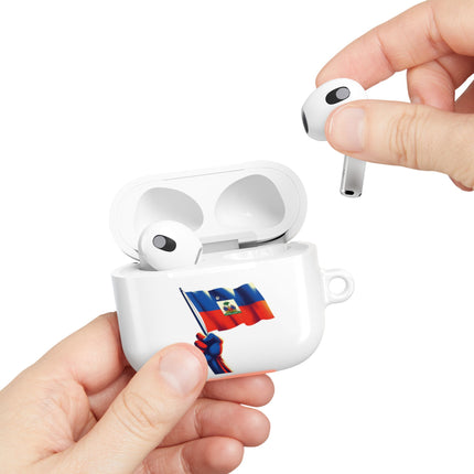 Haitian Freedom and Unity Limited Edition Raised-Fist Flag AirPods Case Heritage Power Collection