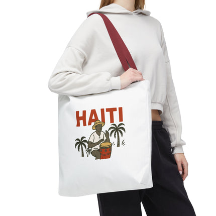 Haiti’s Heartbeat Limited Edition Heritage Tote Agricultural Roots Design - CreoleSizzle