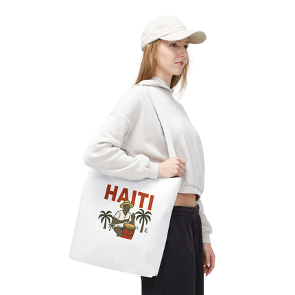 Haiti’s Heartbeat Limited Edition Heritage Tote Agricultural Roots Design - CreoleSizzle