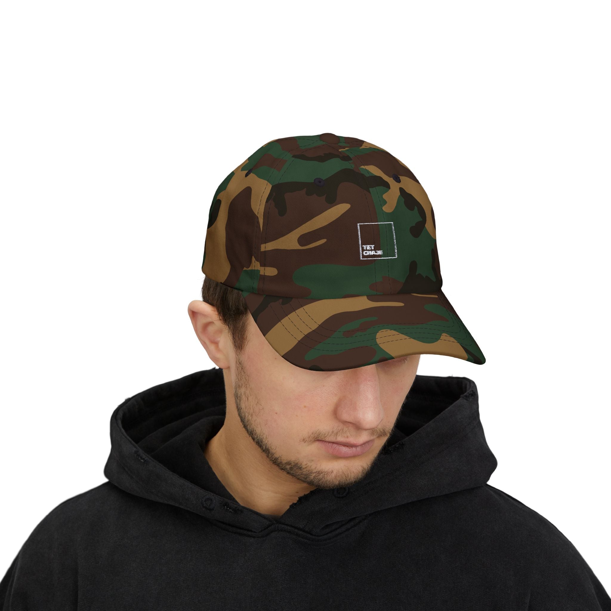 Tèt Chaje Camo Hat Haitian-Inspired Dad Cap for Everyday Style Classic Dad Cap