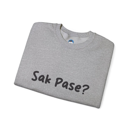 Sak Pasè? Crewneck Sweatshirt Haitian Greeting Series Unisex Streetwear Essential Crewneck Sweatshirt