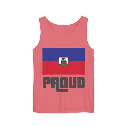 Haitian Proud Tank Top GTA-Inspired Flag Remix Unisex Streetwear Cultural Pride & Gaming Nostalgia