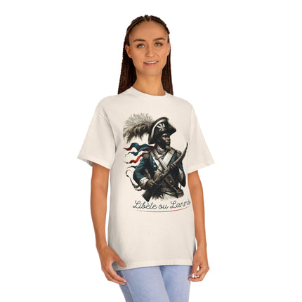 Liberty or Death  Haitian Freedom Cry T-Shirt Revolutionary Icons Series Unisex Premium Crewneck Classic Tee