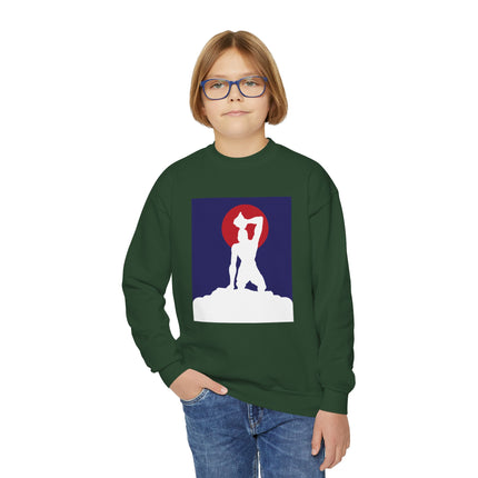 The Rising Sun Neg Mawon Youth Sweatshirt Haitian Resistance Series Youth Premium Crewneck