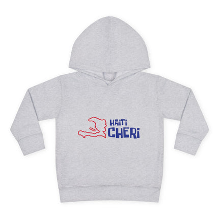 Haiti Chéri Toddler Pullover Hoodie Playful SpongeBob-Inspired Design Haitian Pride Kids Apparel