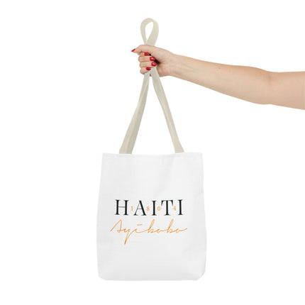 1804 Ayibobo Haiti Heritage Limited Tote Kreyòl Freedom Script Edition - CreoleSizzle