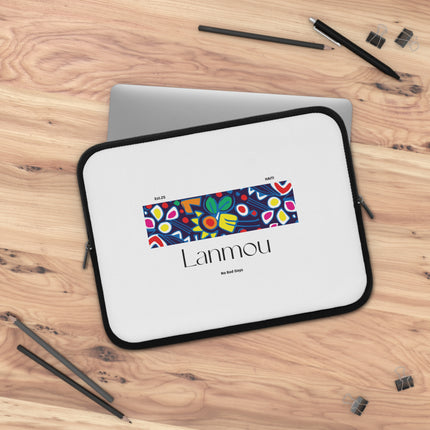 Lanmou Limited Edition Haitian Love Pattern Laptop Sleeve Creole Heritage Collection - CreoleSizzle