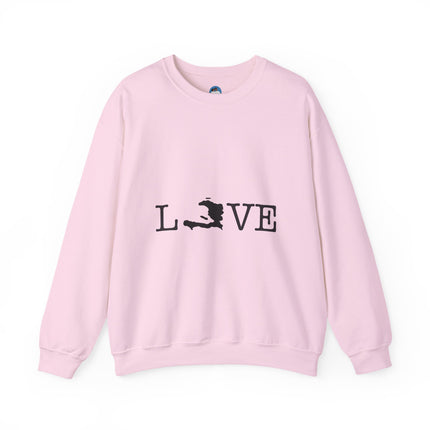 LOVE Haitian Island Edition Sweatshirt Minimalist Heritage Series Love Crewneck Sweatshirt