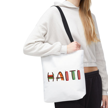 Haiti Art Limited Edition Heritage Tote Bag African Roots Design - CreoleSizzle