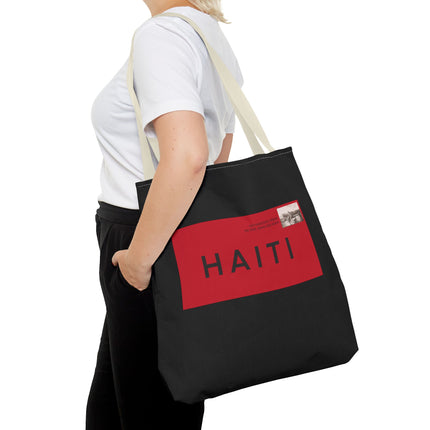 Haiti Postage Limited Edition Heritage Tote Bags Retro Seal Design - CreoleSizzle