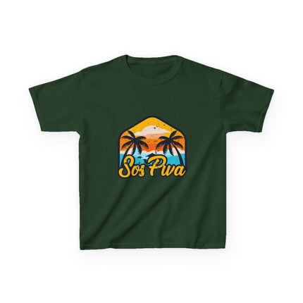 Sos Pwa Kids T-Shirt Celebrate Haitian Cuisine and Culture with Fun and Style ShirtKids Heavy Cotton™ Tee - CreoleSizzle