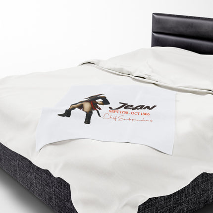 Jean Jacques Dessalines Revolutionary Leader Premium Plush Blanket Haitian Independence Icon - CreoleSizzle