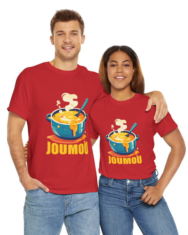 Premium Joumou T-Shirt Celebrating Haitian Heritage and Freedom Unisex Heavy Cotton Tee - CreoleSizzle