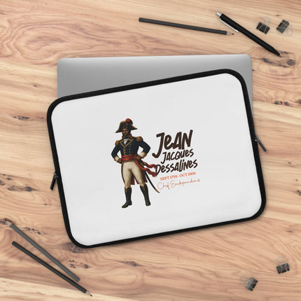 Jean Jacques Dessalines The Warrior March Haitian Revolutionary Leader Laptop Sleeve - CreoleSizzle