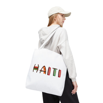 Haiti Art Limited Edition Heritage Tote Bag African Roots Design - CreoleSizzle