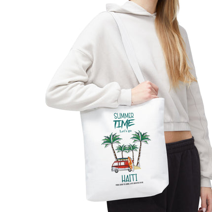 Summer Time Haiti Limited Edition Tropical Design Tote Haitian Beach Vibes - CreoleSizzle