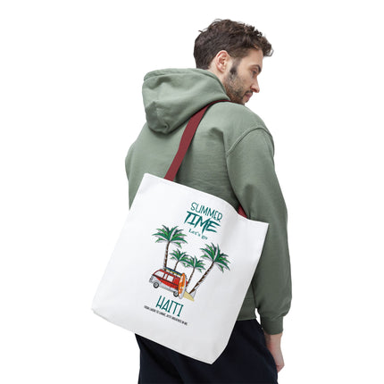 Summer Time Haiti Limited Edition Tropical Design Tote Haitian Beach Vibes - CreoleSizzle
