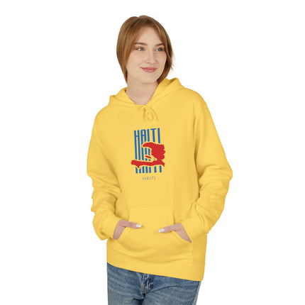 Bold Haitian Identity Hoodie Unisex Streetwear Sweatshirt Culture Pride Apparel Festivals