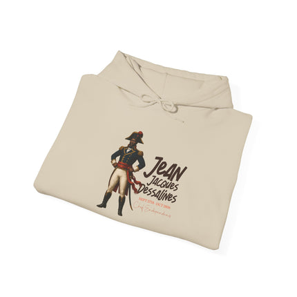 The Warrior’s March Jean-Jacques Dessalines Hoodie Haitian Freedom Series Unisex Heavy Blend
