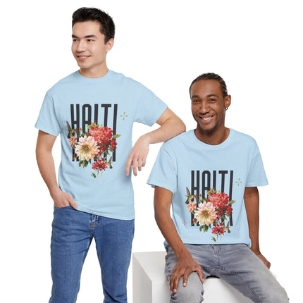 Haiti Bloom Floral, A soft, elegant tribute to Haiti’s beauty, resilience, and the culture that continues to bloom.