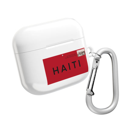 Haiti Postage Stamp Modern Diaspora Tribute AirPods Case Cultural Connection Series