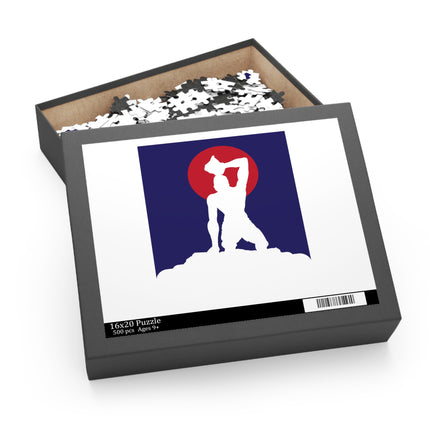 Neg Mawon Rise of Freedom Puzzle Minimalist Haitian Resistance Edition - CreoleSizzle