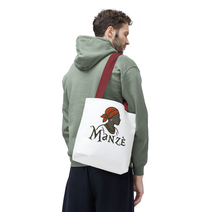 Manzè Limited Edition Heritage Tote Empowering Haitian Women Design - CreoleSizzle