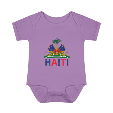 Ayiti in Crayon Haitian Pride Infant Baby Bodysuit Cultural Heritage Baby Onesie Diaspora Babywear Cute Baby Clothes