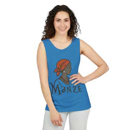 Mazè Haitian Woman Empowerment Tank Top Creole Pride Series Unisex Summer Festival Wear