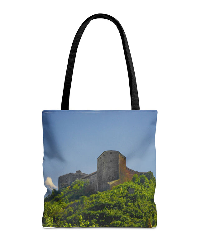 Haitian Citadelle Laferrière Tote Bag – Historical Haiti Travel Bag – Durable All-Over Print Shopping Bag - CreoleSizzle