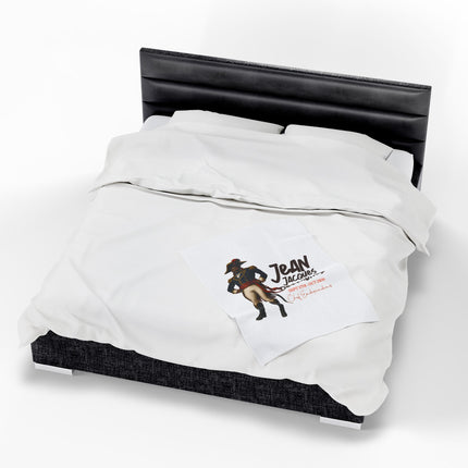 Jean Jacques Dessalines Revolutionary Leader Premium Plush Blanket Haitian Independence Icon - CreoleSizzle