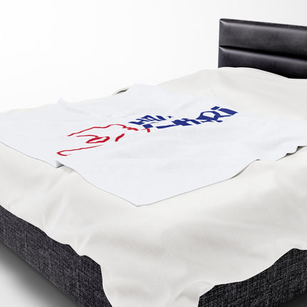 Haiti Chéri Premium Plush Blanket Nostalgic Haitian Pride Collection Gift for Haitian Culture Lovers - CreoleSizzle