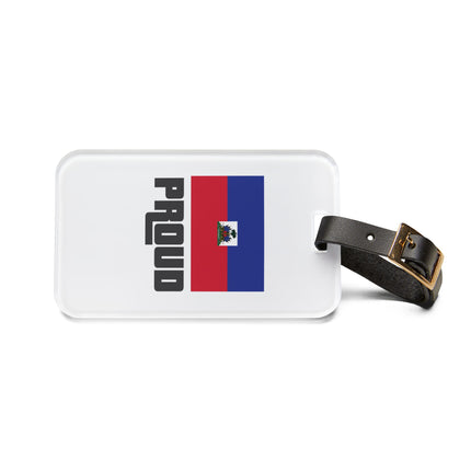 Proud Haitian Flag Limited Heritage Luggage Tag Street Art Edition