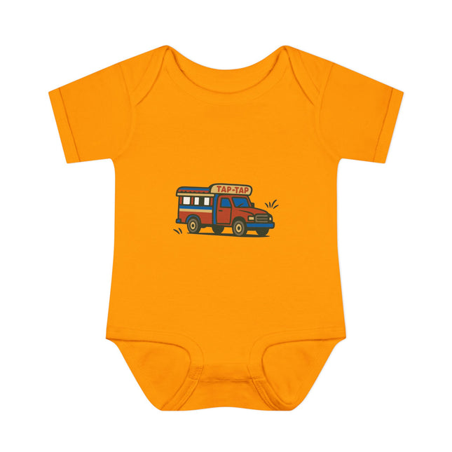 Ride of Culture Haitian Tap-Tap Baby Bodysuit Infant Caribbean Series Premium Unisex Onesie Unique Baby Wear