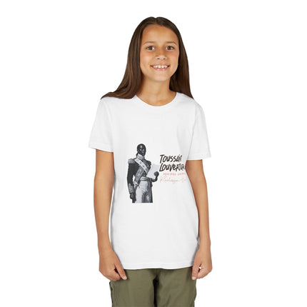 Toussaint Louverture Youth T-Shirt Haitian History Kids Tee Black History Month Cultural Apparel Youth Short Sleeve Tee
