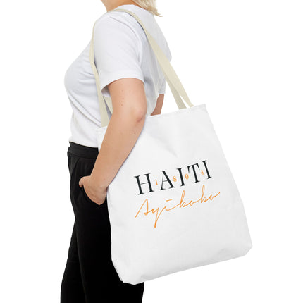 1804 Ayibobo Haiti Heritage Limited Tote Kreyòl Freedom Script Edition - CreoleSizzle