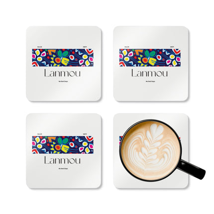 Lanmou Coasters A Touch of Haitian Love for Your Home Ancestral Art Coaster Set