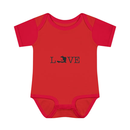 Island of Love Haitian Pride Baby Bodysuit Infant Heritage Series Premium Unisex Onesie, Cute Baby Clothes