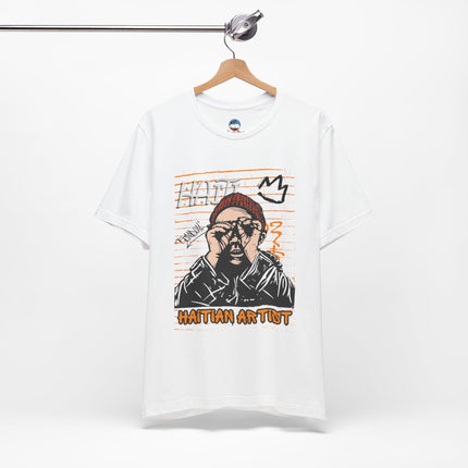 Haitian Artist Graphic T-Shirt Celebrate Haitian Creativity and Urban Culture Unisex Jersey Short Sleeve Tee - CreoleSizzle