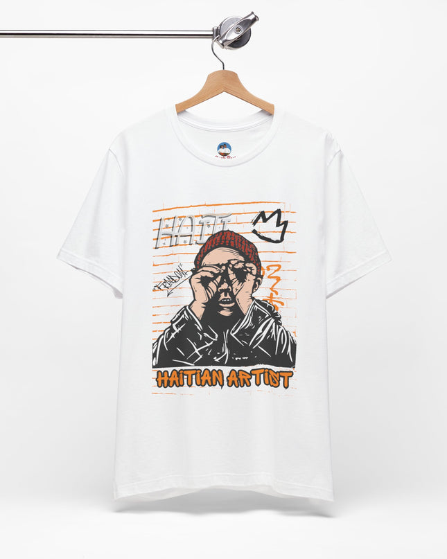 Haitian Artist Graphic T-Shirt Celebrate Haitian Creativity and Urban Culture Unisex Jersey Short Sleeve Tee - CreoleSizzle