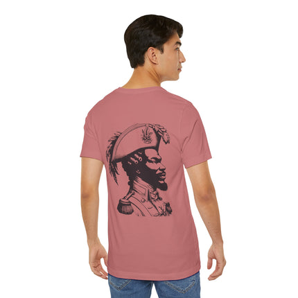 The Commander’s Gaze Regal Tribute T-Shirt Haitian Freedom Series Unisex Jersey Tee, Black History Month