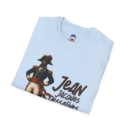Jean-Jacques Dessalines Freedom Forged in Fire T-Shirt Haitian Independence Leader Unisex Softstyle T-Shirt